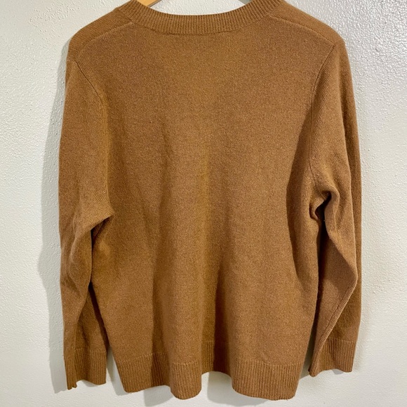 41 Hawthorn 100% Cashmere Sweater Camel Brown Size XL - Picture 4 of 10